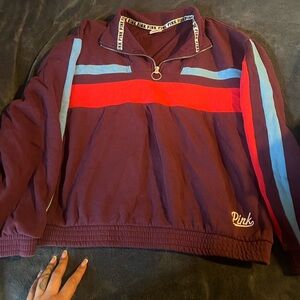 Victoria's Secret Pink Maroon Pullover